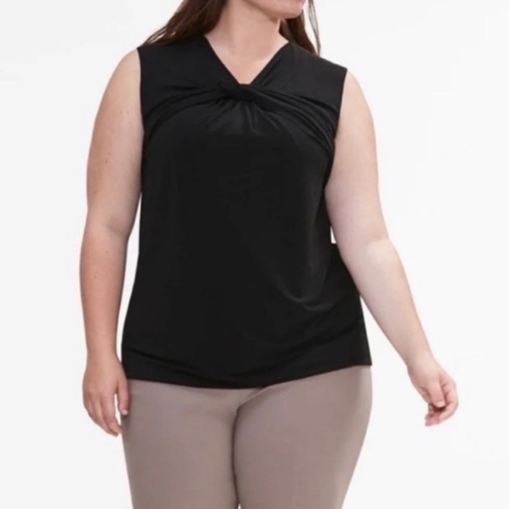 MM LaFleur Walters 3.0 Top Black Size XL Stretchy Sleeveless